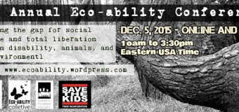 3rd Annual Eco-ability Conference co-sponsored by ICAS
