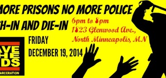 No More Prisons, No More Police Teach-in and Die-in