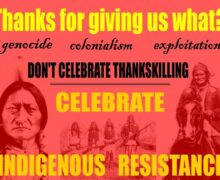 Top 5 reasons to NOT celebrate Thanksgiving, November 2020